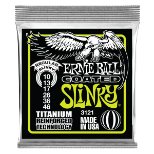 Regular Slinky Coated Titanium RPS Electric Guitar Strings - 10-46 Gauge