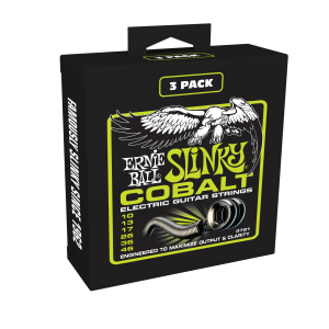 Regular Slinky Cobalt Electric Guitar Strings 3 Pack - 10-46 Gauge