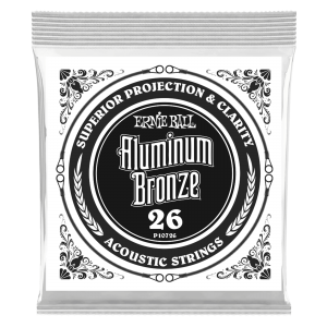 .026 Aluminum Bronze Wound Acoustic Guitar Strings 6 Pack