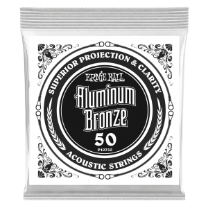 .050 Aluminum Bronze Wound Acoustic Guitar Strings 6 Pack