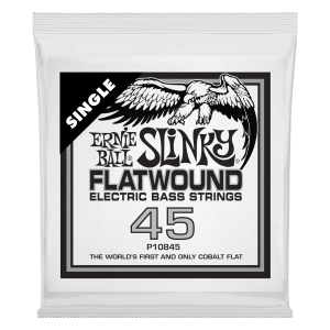 .045 Slinky Flatwound Electric Bass String Single