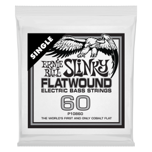 .060 Slinky Flatwound Electric Bass String Single
