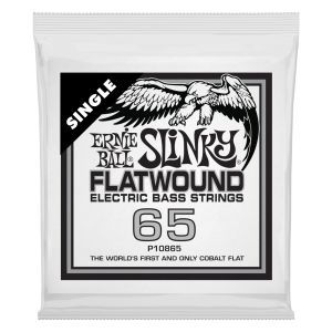 .065 Slinky Flatwound Electric Bass String Single