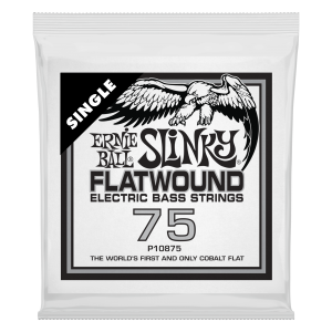 .075 Slinky Flatwound Electric Bass String Single