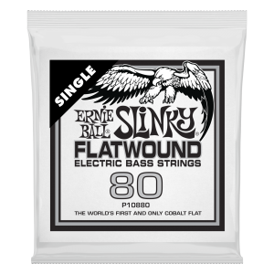 .080 Slinky Flatwound Electric Bass String Single