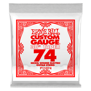 .074 Extra Long Nickel Wound Electric Guitar Strings 3 pack