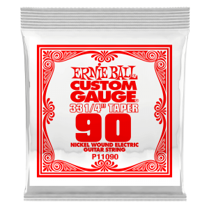 .090 Extra Long Nickel Wound Electric Guitar Strings 3 pack